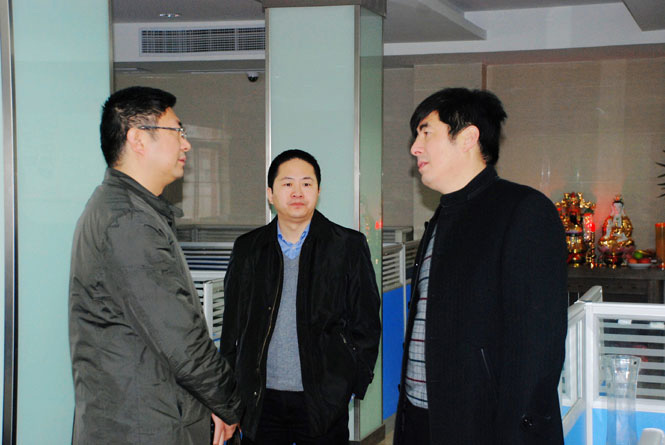 鹽城市經(jīng)信委、軟件園領(lǐng)導(dǎo)蒞臨鹽城思科檢查指導(dǎo)工作會議報道